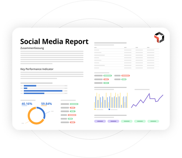 Social Media Agentur Reporting Beispiel