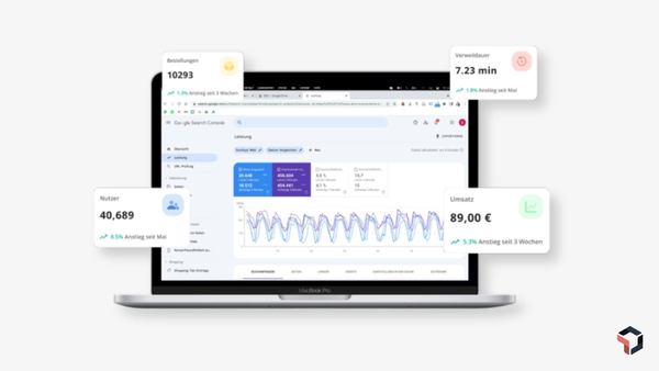 Diagramm, das die zentralen Elemente von SEO (Onpage, Offpage, technische SEO) visualisiert.