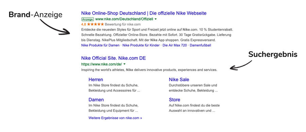 Brand suchergebnis